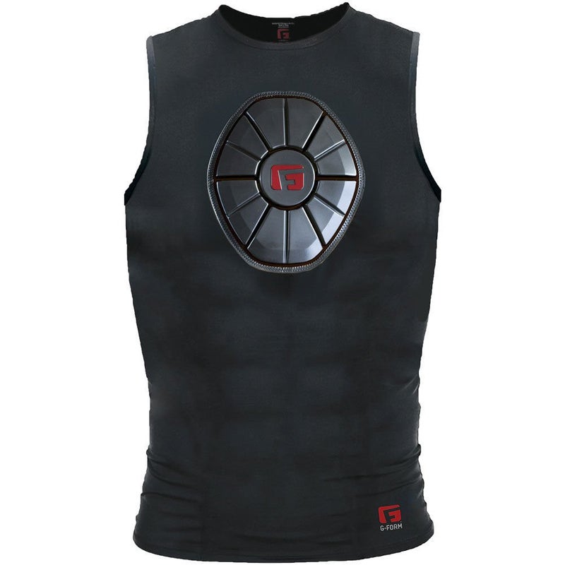 G-Form Baseball Pro Sternum Shirt, Black, Youth Small - Image 1